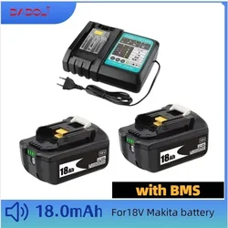 Makita  18Ah rechargeable battery, suitable for Makita BL1840 BL1830 BL1830B BL1850 BL1850B original power tool battery18650