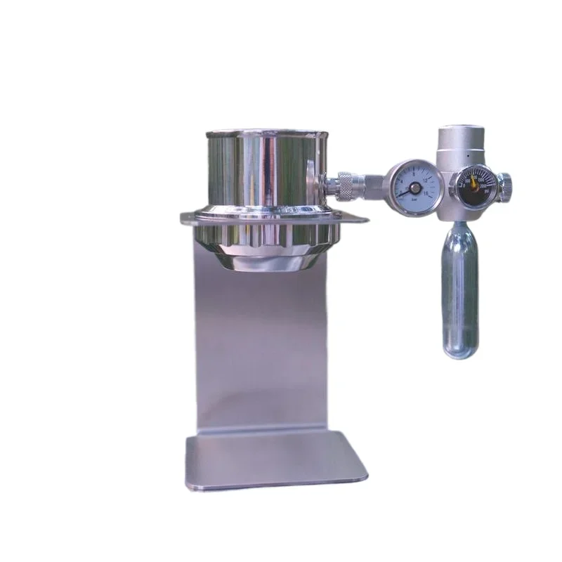 【سعر المصنع】 ماكينة اسبريسو تعمل بالهواء المضغوط، محمولة، ماكينة قهوة منزلية 58 ملم للتخييم في الهواء الطلق صغيرة