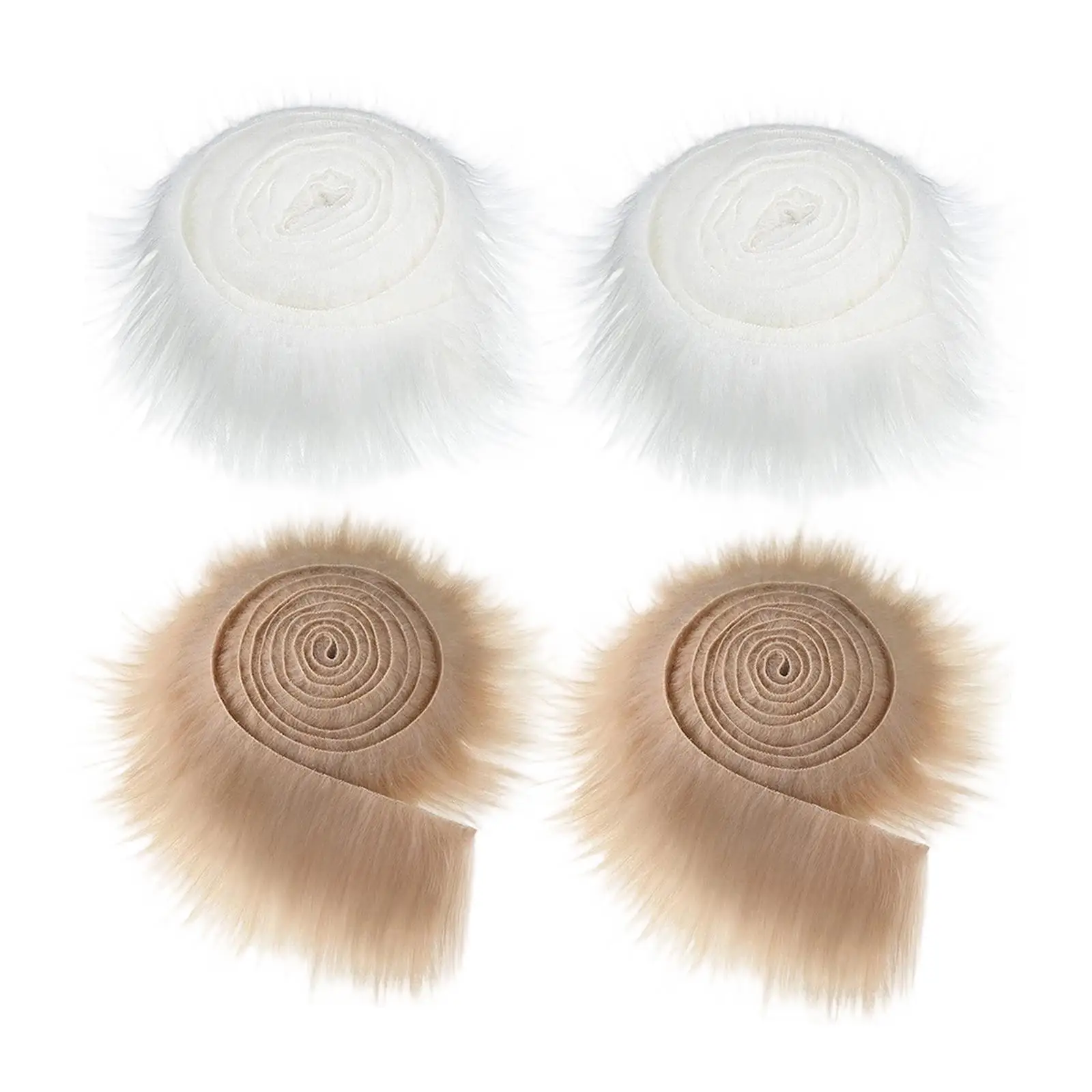 4 Pieces of Faux , Artificial Costume , Fuzzy for Dwarves
