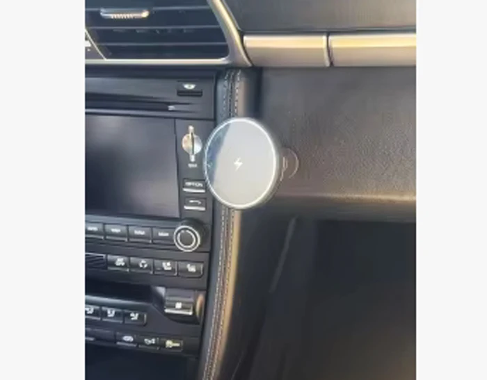 

One Set Glove Box Phone Mount for Mag Safe Char-ger For Porsche 997 911 Left Hand Drive LHD Model OR Right Hand Drive RHD Model