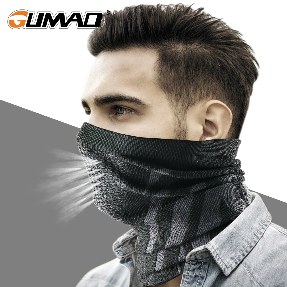 Thermal Face Bandana Mask Cover Neck Warmer Gaiter Bicycle Cycling Ski Tube Scarf Hiking Breathable Masks Print Women Men Winter