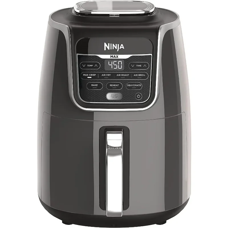 Ninja AF161 Max XL Air Fryer that Cooks, Crisps, Roasts, Bakes, Reheats and Dehydrates, with 5.5 Quart Capacity