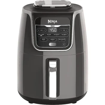 Image Ninja AF161 Max XL Air Fryer that Cooks, Crisps, Roasts, Bakes, Reheats and Dehydrates, with 5.5 Quart Capacity