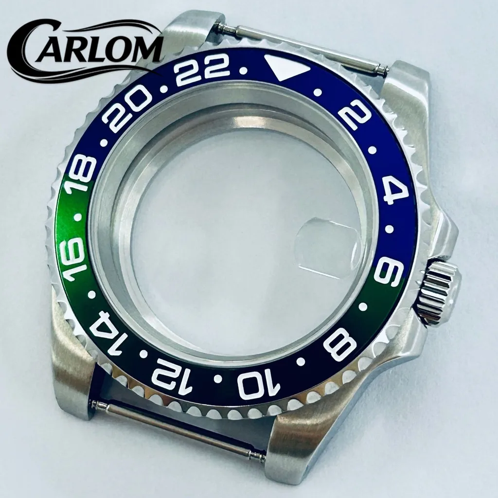 

40mm NH Watch Case For NH34 NH35 NH36 NH38 NH39 ETA2824 PT5000 Movement Sapphire Glass Date Waterproof SUB GMT Aluminium Bezel
