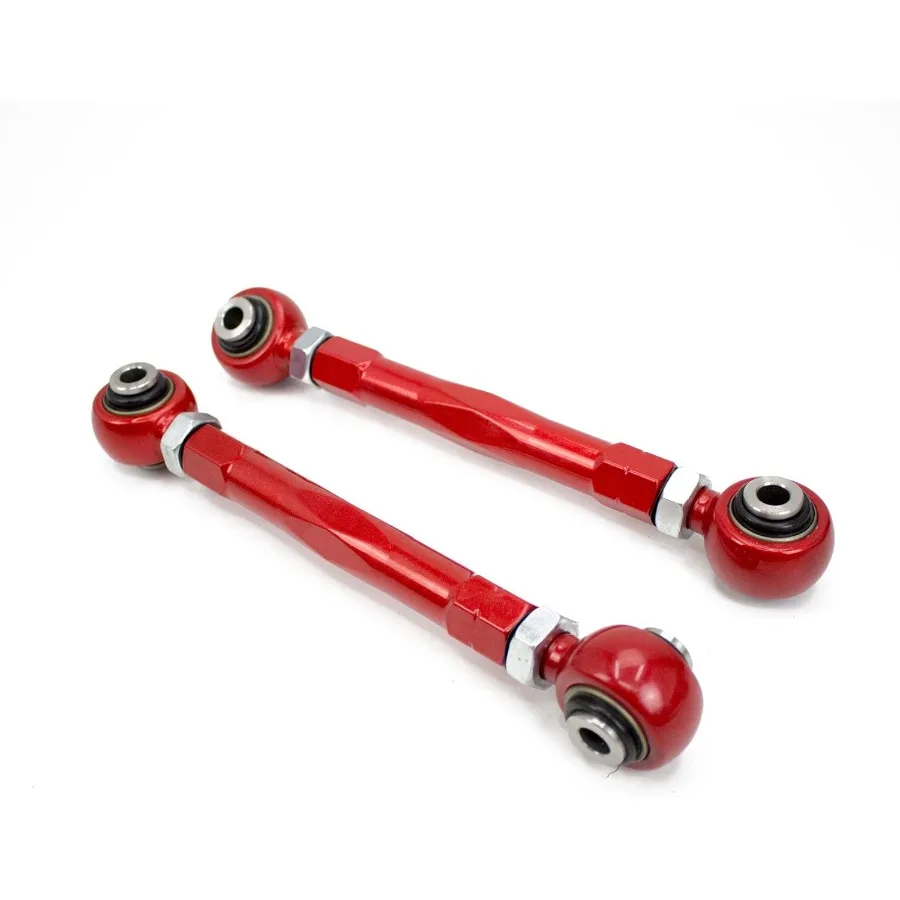 調整可能なトウリアフォワードラテラルアーム（球面ベアリング付き）2個セット、車両のアライメントと安定性を向上、理想的な選択肢