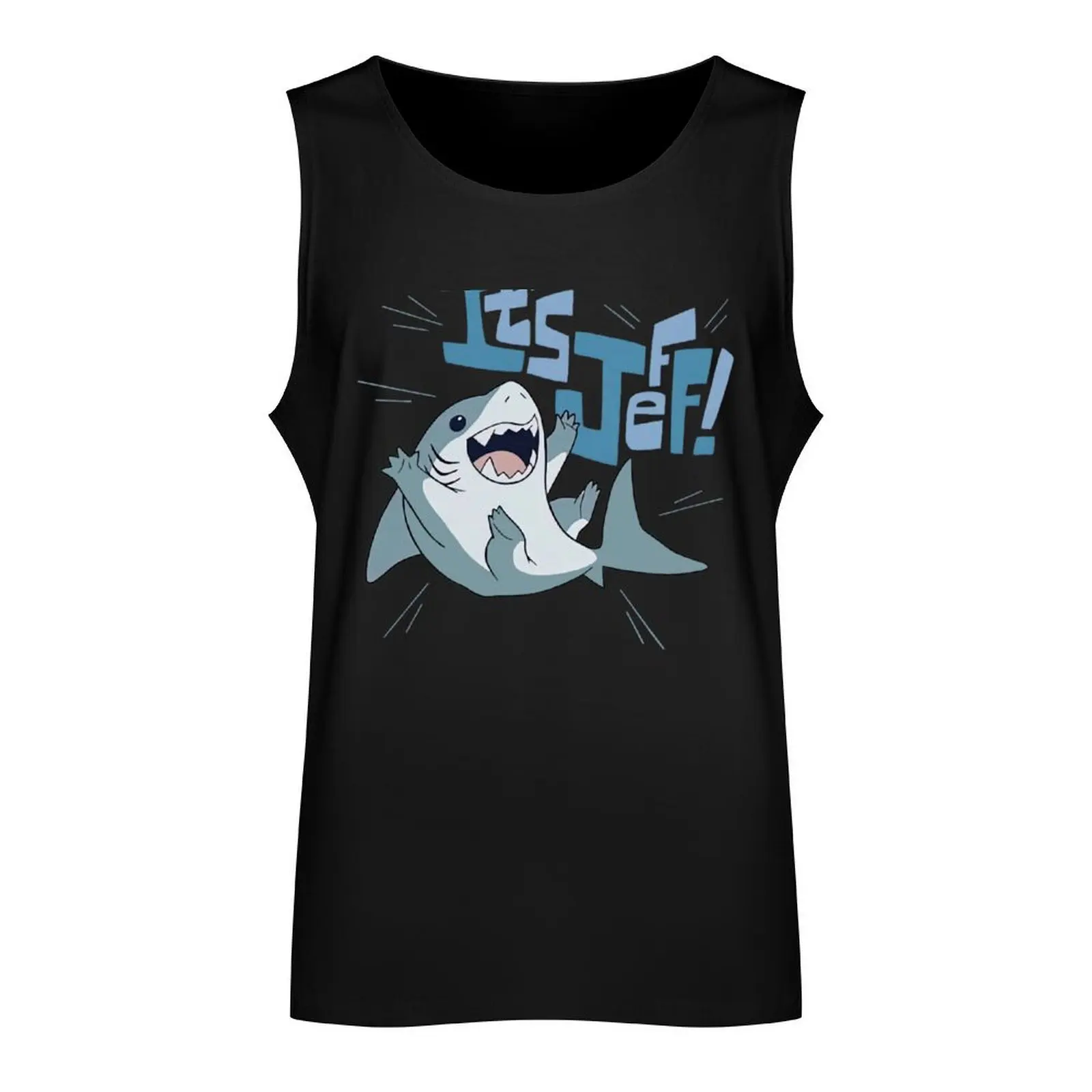 It’s Jeff The Landshark Tank Top bodybuilding t shirt anime top t shirt gym sports suits