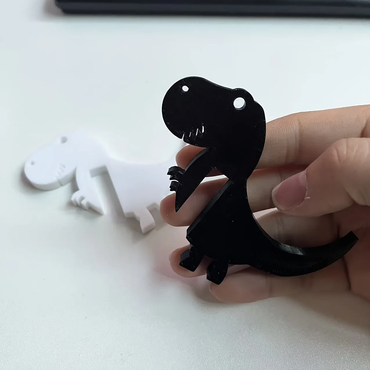 1 Stück Dinosaurier-Badezimmer-Aufbewahrungsregal, Badezimmer-Türclip-Haken, Tragbarer Duschhaken, Multifunktionaler Badezimmerhaken, Organisation