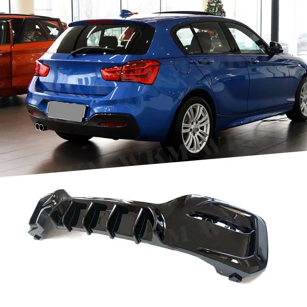 

Задний диффузор-спойлер из ABS-пластика для BMW 1 серии F20 M Sport M135i M140i 2016-2018, глянцевый черный, автомобильный аксессуар