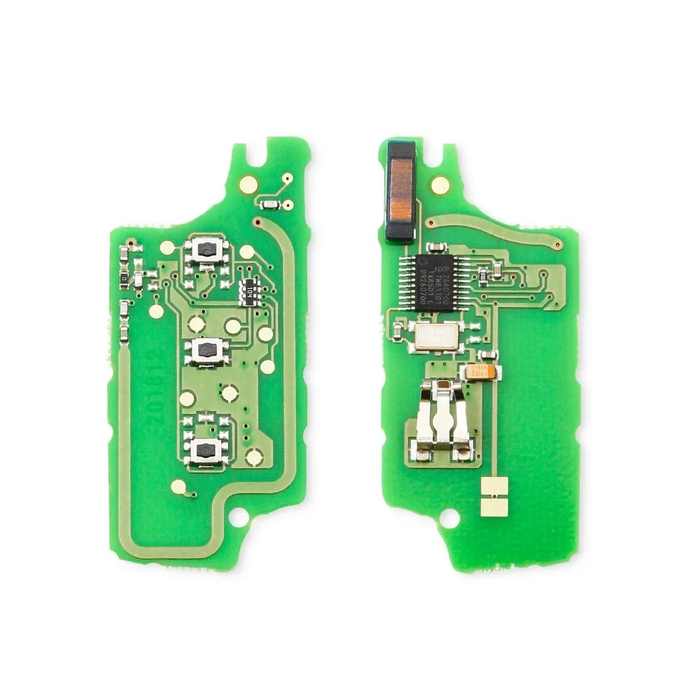 Dandkey Car 433Mhz Fob Modified ID46 Chip Remote Key 2/3 Buttons FSK Flip Key For Peugeot For Citroen C2 C3 C4 C5 C6 C8 CE0536