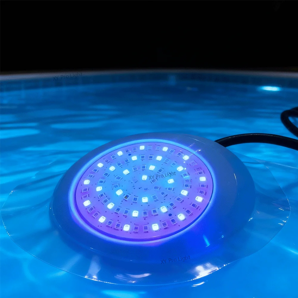 

Светодиодный RGB-светильник для бассейна 12 Вт, 12 В постоянного тока, IP68, водонепроницаемый, для наружного/внутреннего использования, 9 Вт, подводный светильник, ландшафтный светильник для фонтана, прожектор для бассейна