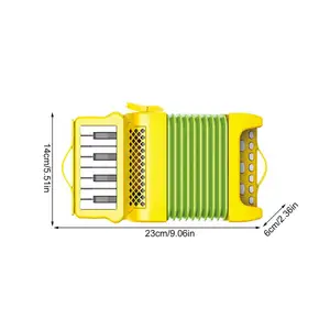 Cartoon Toy accordion for children, musical instrument, instrument for children, mini 8 Main Sales Children's accordion - №5