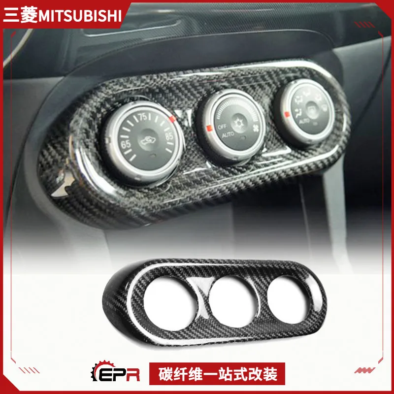 

Подходит для деталей модификации из углеродного волокна Mitsubishi Yishen Evolution10, крышка ручки кондиционера, внутренняя крышка прибора