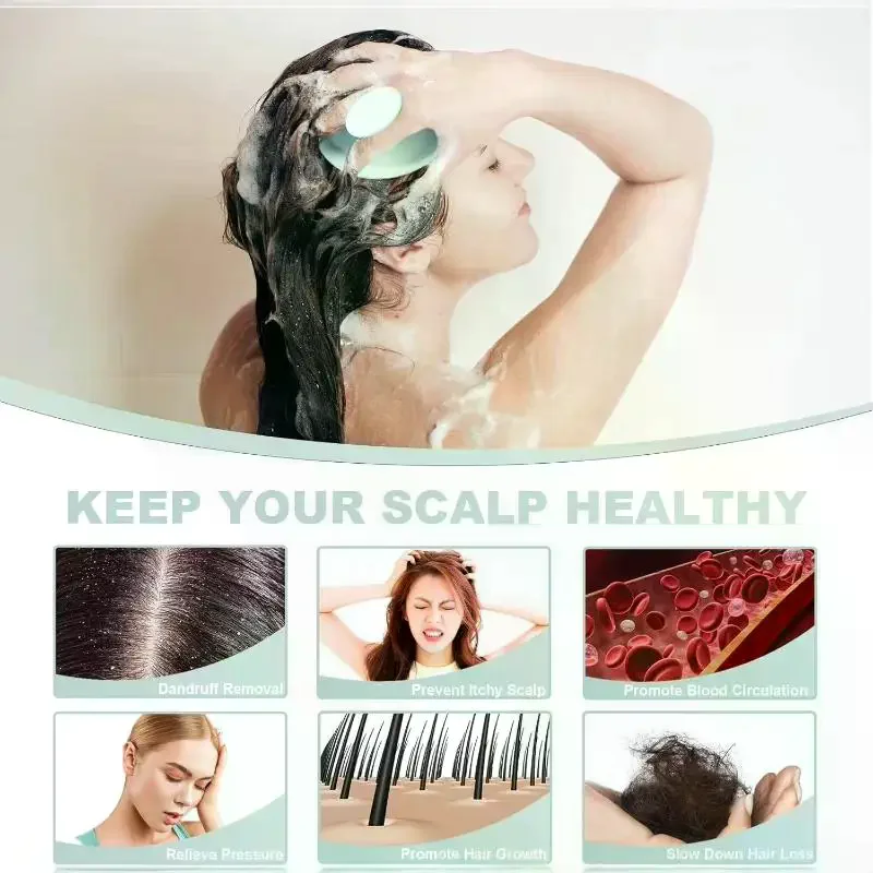 Shampoo Brush Body Massage Brush Bath Shower Brush Salon Hairdressing Tool Scalp Massage Comb Hair Washing Comb
