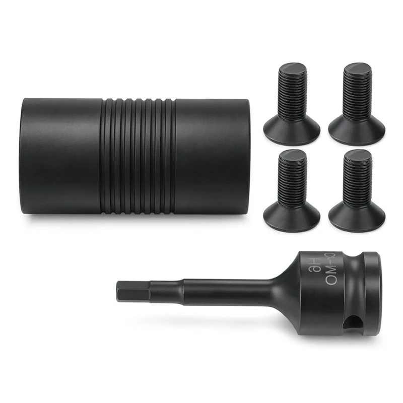 SEWS-For Hollow Metal Door Door Frame Dimpling Tool Kit, Hardened Double-Sided Flush Fastener Recess Tool With Impact Driver