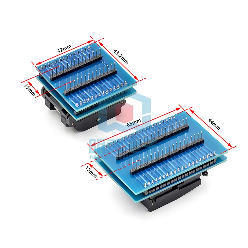 

TQFP32 To DIP28 Test Socket TQFP44 To DIP40 Test Socket AVR Programming and Burning Socket 0.8 Pitch