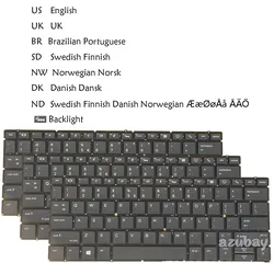 US UK Swedish Finnish Norwegian Danish German DE Brazilian Portuguese Keyboard For HP L40527- / L56442- 001 -031 -B71 -091 -081