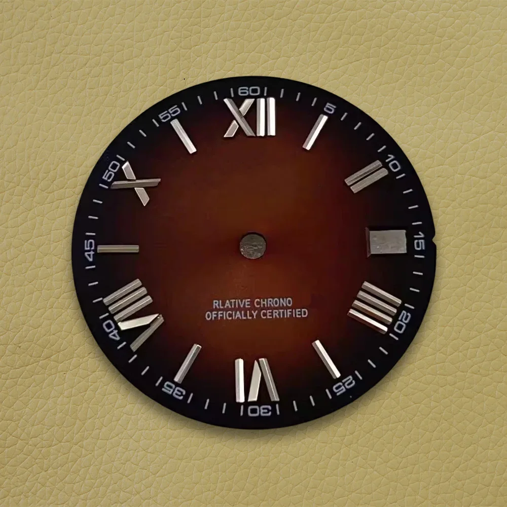 Fit 36mm-39mm watch case 28.5mm S Dial Rome Dial Fit NH35/NH36 Movement High Quality Sunray Watch Modification Accessories tools
