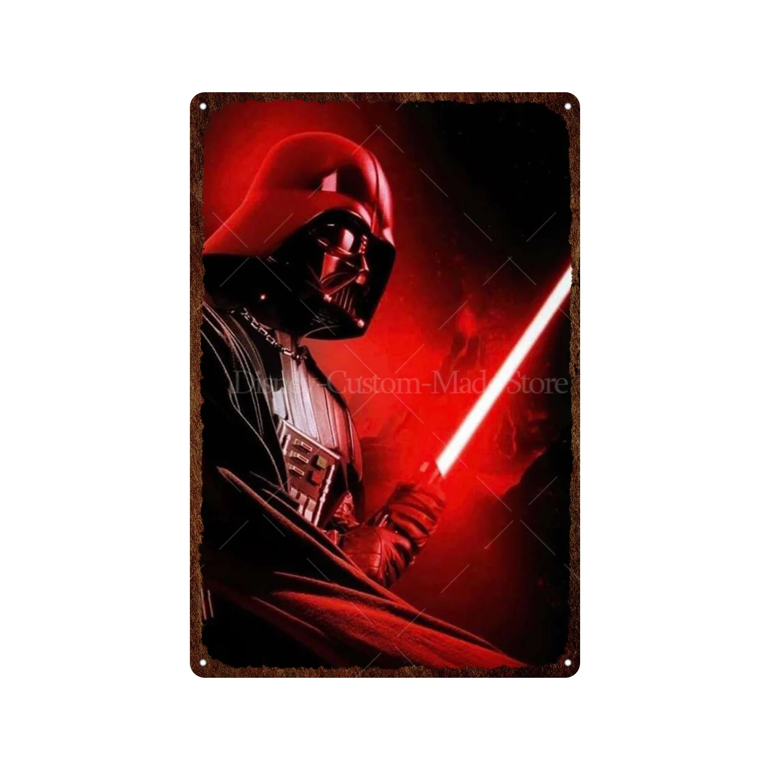 Star Wars Metal Poster Tin Sign Vintage Signs Darth Vader Wall Stickers Man Cave Room Decor Plaque Metal Signs Decorative Plate