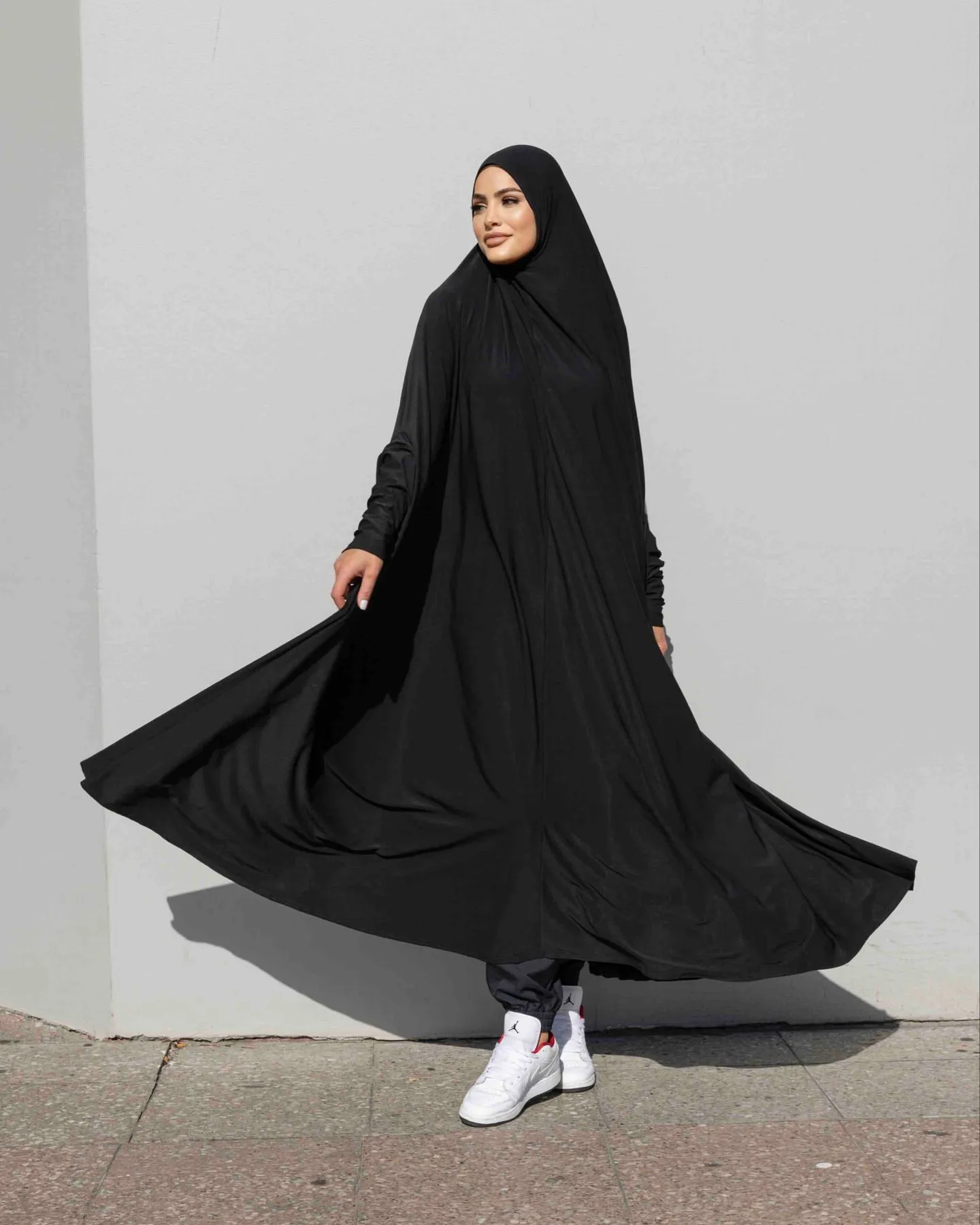 Muslim Plain Prayer Hijab Dress Turkey Soft Abaya Women Loose Islamic Clothing Long Abayas