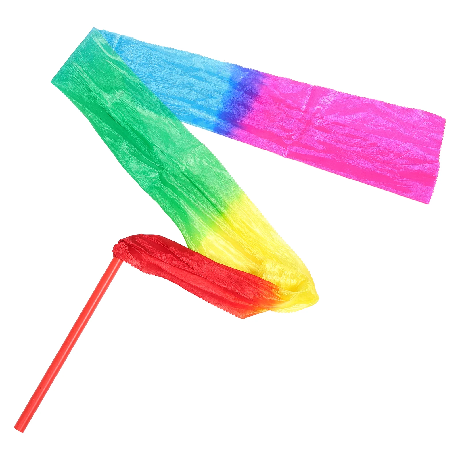 

Gradient Color 1.5m 20cm Dance Streamers Gymnastics Props Bright Dance Ribbons Square Accessories Reusable Material