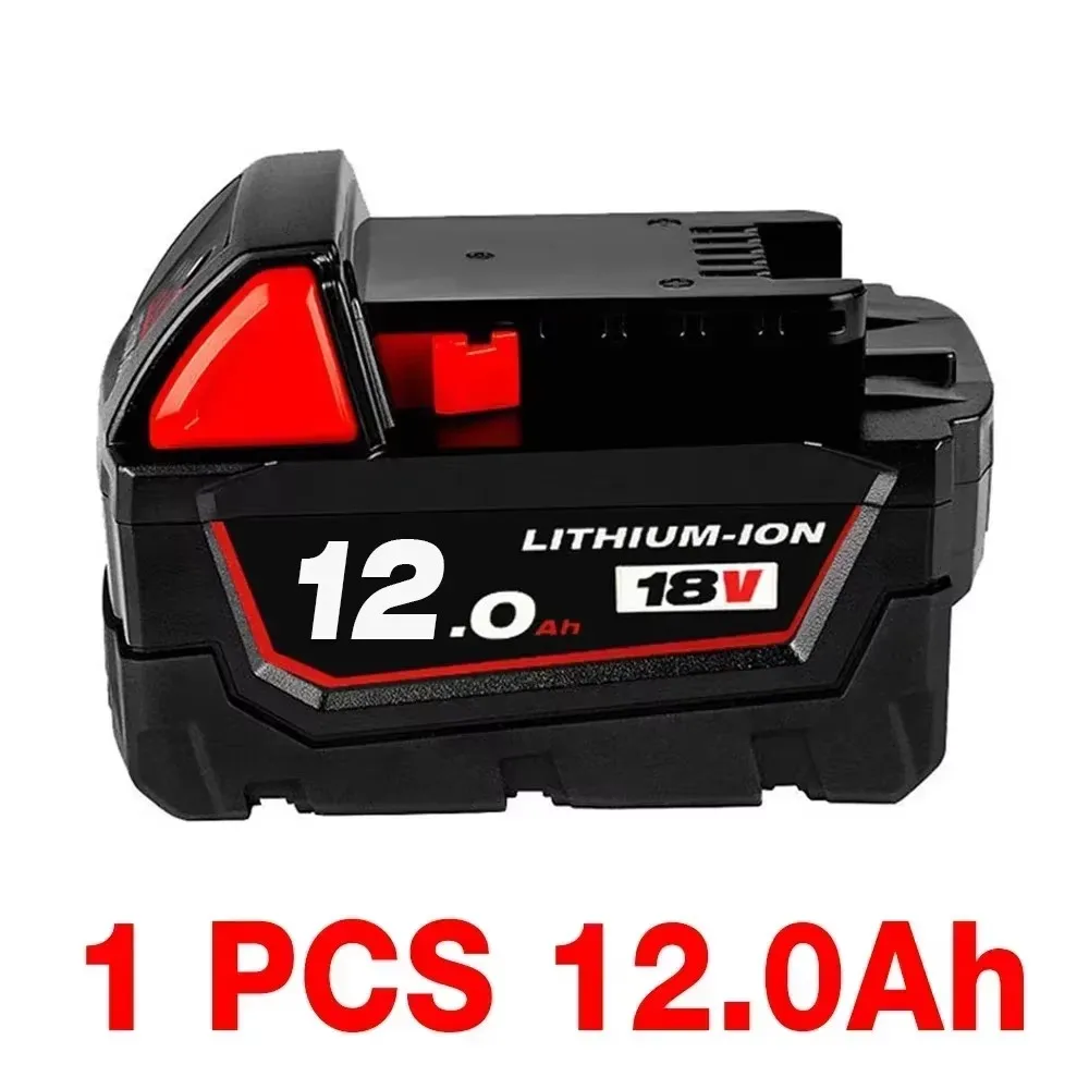 Vervangende lithium-ion accu voor Milwaukee M18 18V 12.0Ah 9.0Ah, geschikt voor Milwaukee M18 48-11-1815 48-11-1850 2604-22 accu's