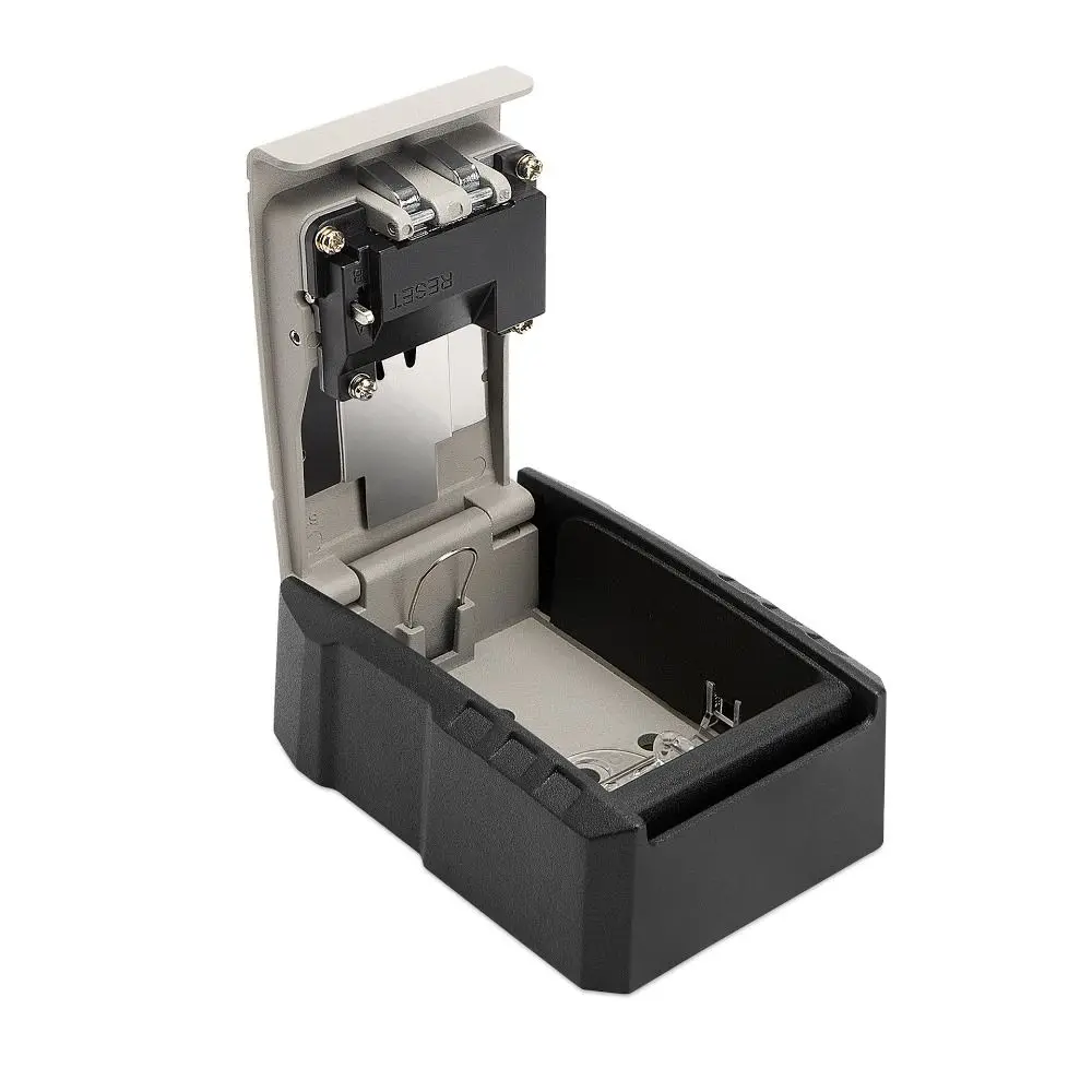 4 Digits Password Password Key Box Metal Construction Wall Mounted Alloy Padlock Key Case Space Saving Waterproof