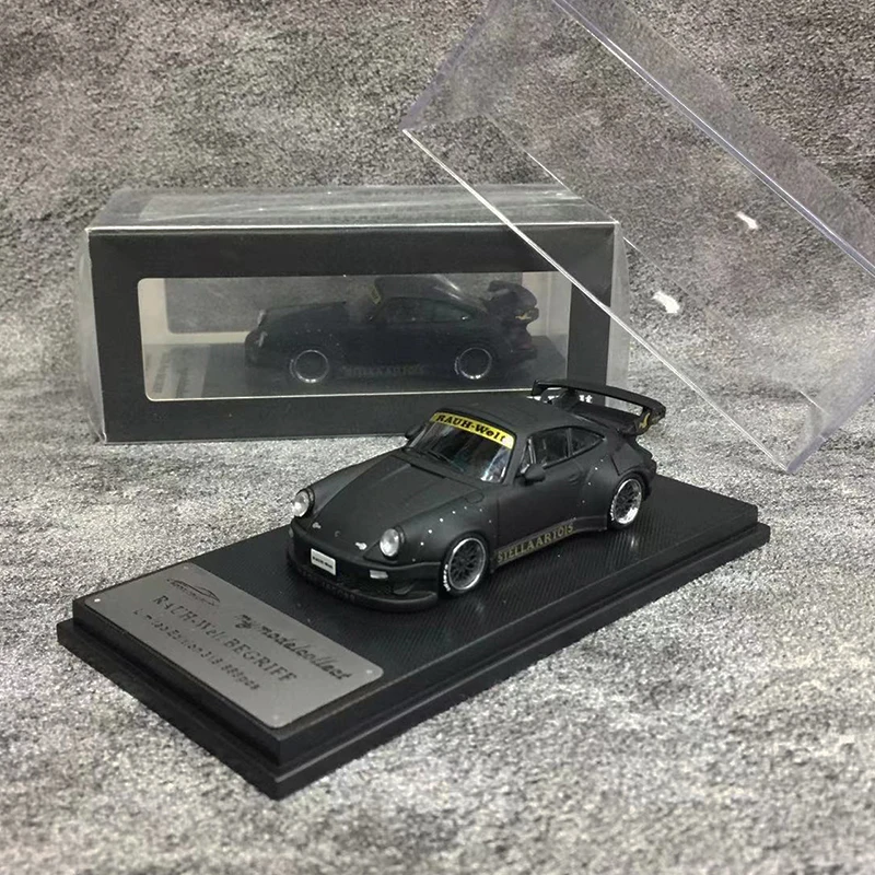 

MC 1:64 Model Car RWB 930 Alloy Die-Cast Sport Vehicle GT & Duck Wing Version Display Gifts