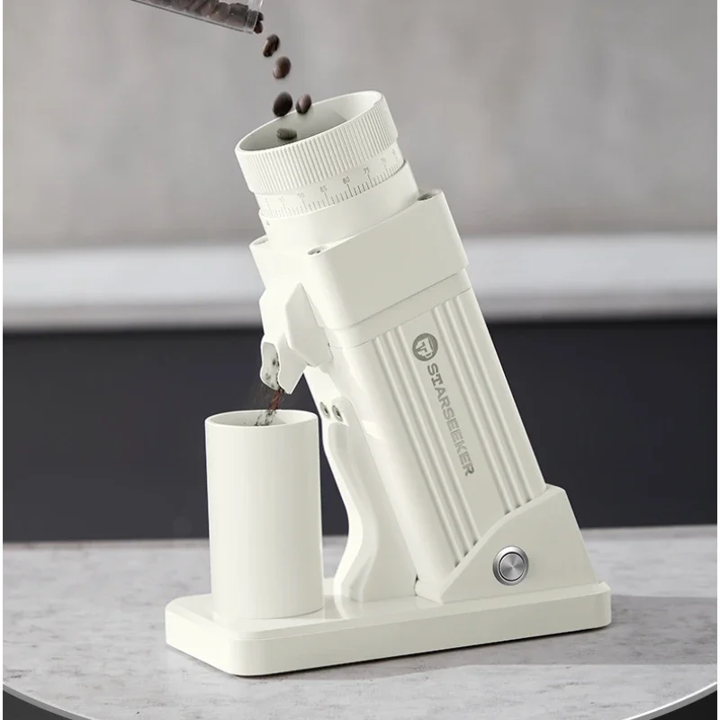 Explorer máquina de moer grãos de café elétrica macarrão doméstico pequeno cone faca mão escova moedor de café eletrodomésticos