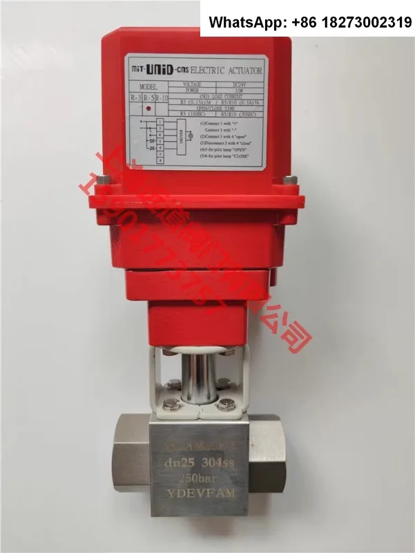 MIT-UND-CNS R-5 Electric High Voltage Welding Ball Valve UM-1 Butt Welding Electric Ball Valve Factory