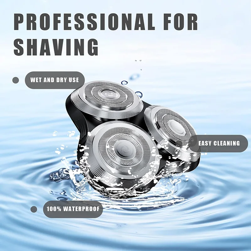 SH90 Replacement Rotary Heads Compatible with Philips Norelco Shavers Series 9000,Replacement Shaver Head for Men's Shaving