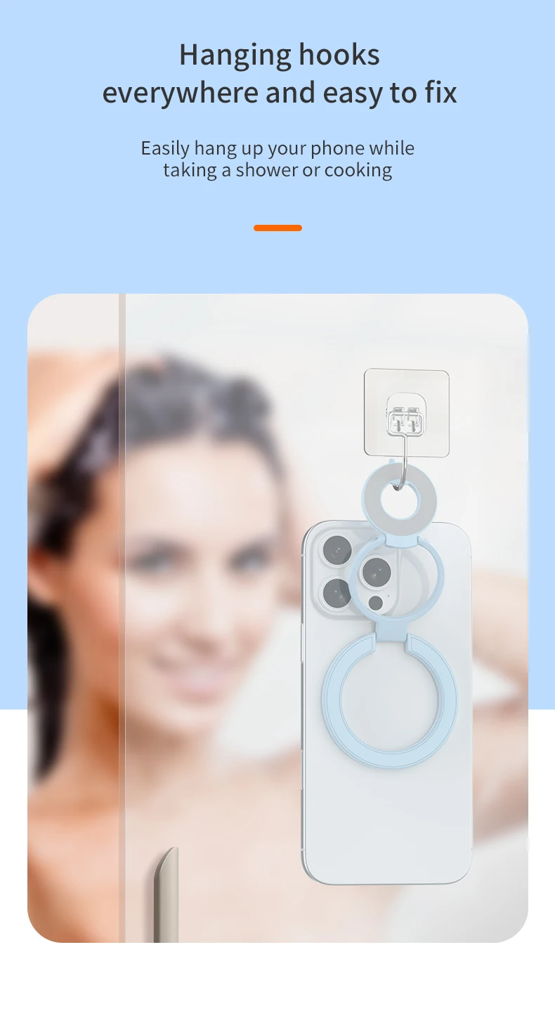 Für Magsafe Handy Griff Doppelseitige Magnetische Ring Telefon Halter Handys Ständer Telefon Zubehör Unterstützung Telefon Grip Tok – Detail 14