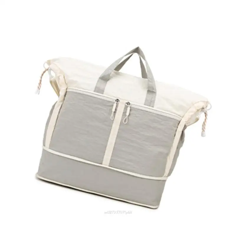 X5XA حقيبة اللياقة البدنية حقيبة السفر بين عشية وضحاها حقيبة الصالة الرياضية حقيبة عطلة نهاية الأسبوع مع فصل الجاف والرطب حقيبة #3