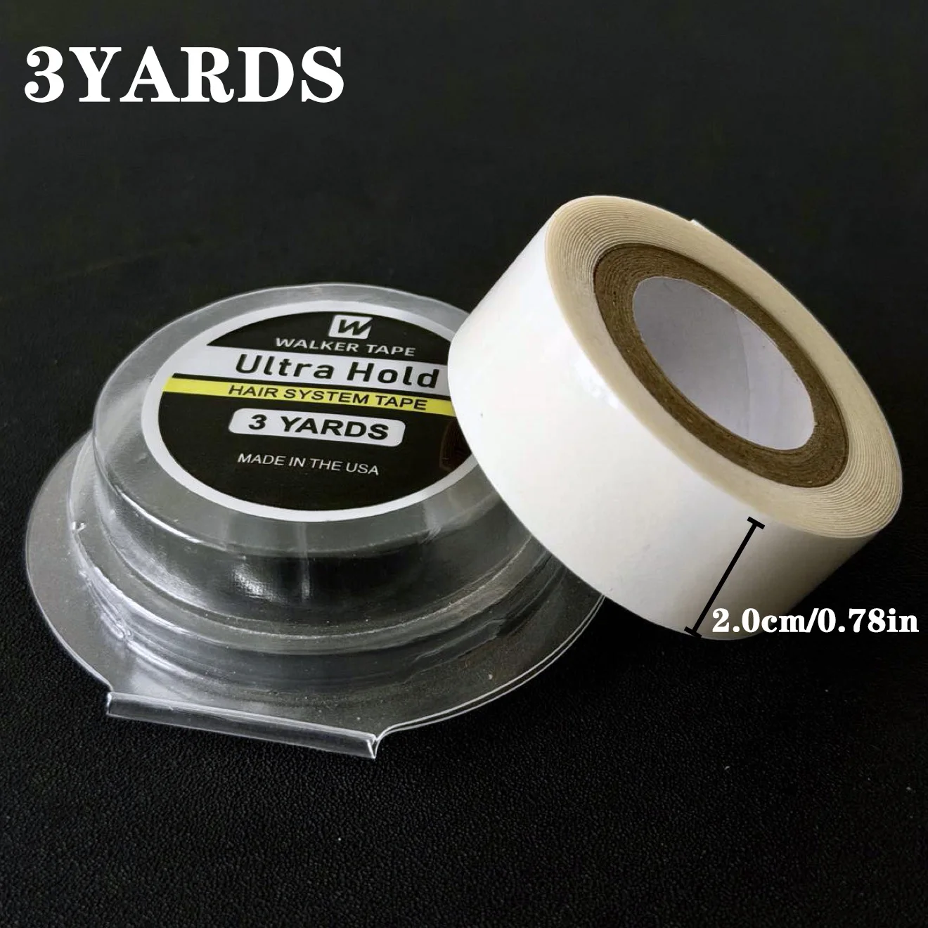 3 Yards Ultra Hold Wig Double Sided Adhesives Tape with box For Hair Extension /Toupee/ Lace Wig Hair Adhesive Tape