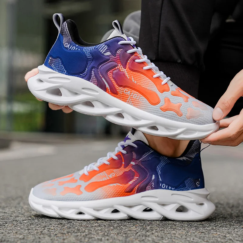 

Мужские кроссовки, мужская спортивная обувь для бега, теннисная обувь, износостойкие, мягкие, удобные, дышащие прогулочные туфли для мужчин, кроссовки