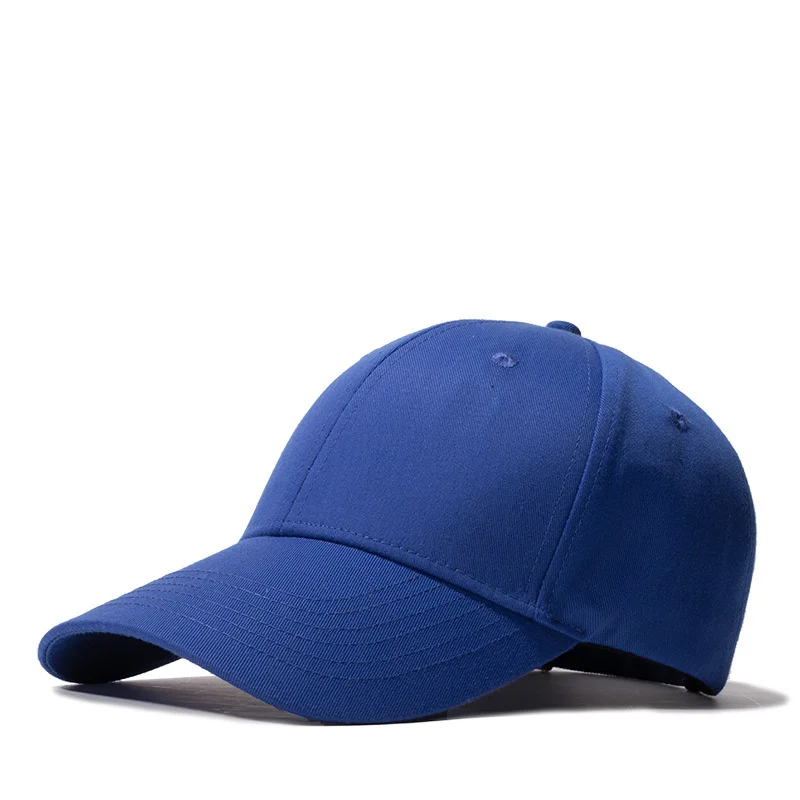 

Fall And Winter New Trendy Men's Korean Version Pure Color Cap Flat Plate Baseball Hat Casual Women's Cap Curved Brims Hip Hop