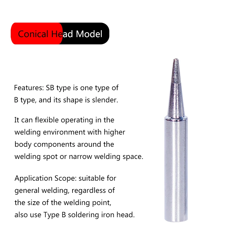 Soldering iron head 900M series 5-piece set soldering iron nozzle 936 constant temperature welding table soldering iron head