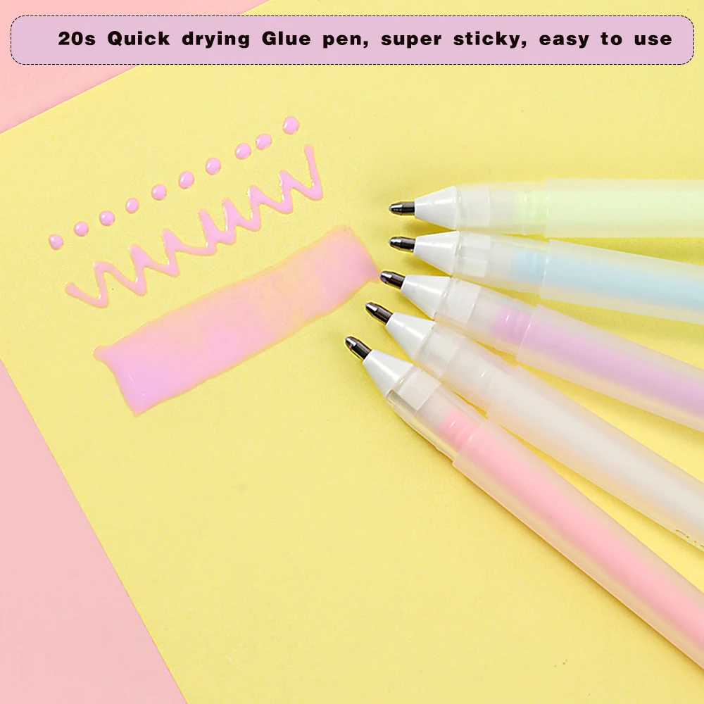 4pcs Precision Craft Tool Kit Precision Craft Utility Knife Tweezers Shovels Glue Pens for Cutting, lettering, splicing, emboss,