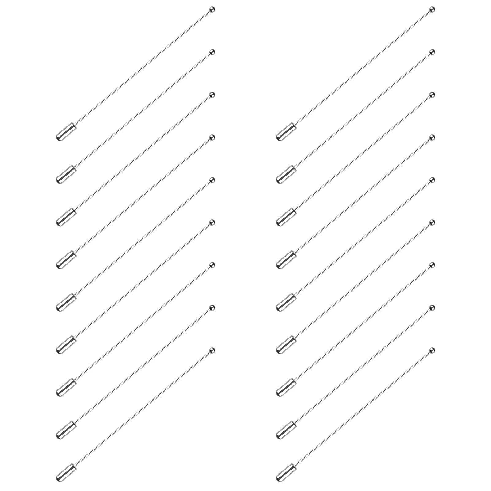 

20 Pcs Pin Brooches Copper Diy Accessories Needle Decorations Hat Veil Board Stick Lapel DIY Jewelry Accessories