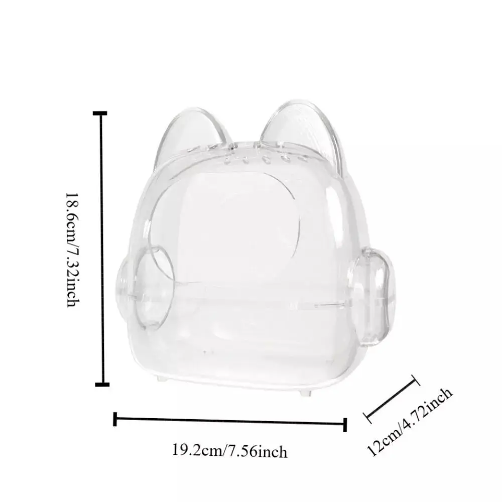 New Transparent Doll Display Bag Waterproof Multifunctional Itabag Trendy Hamster Carrying Cage