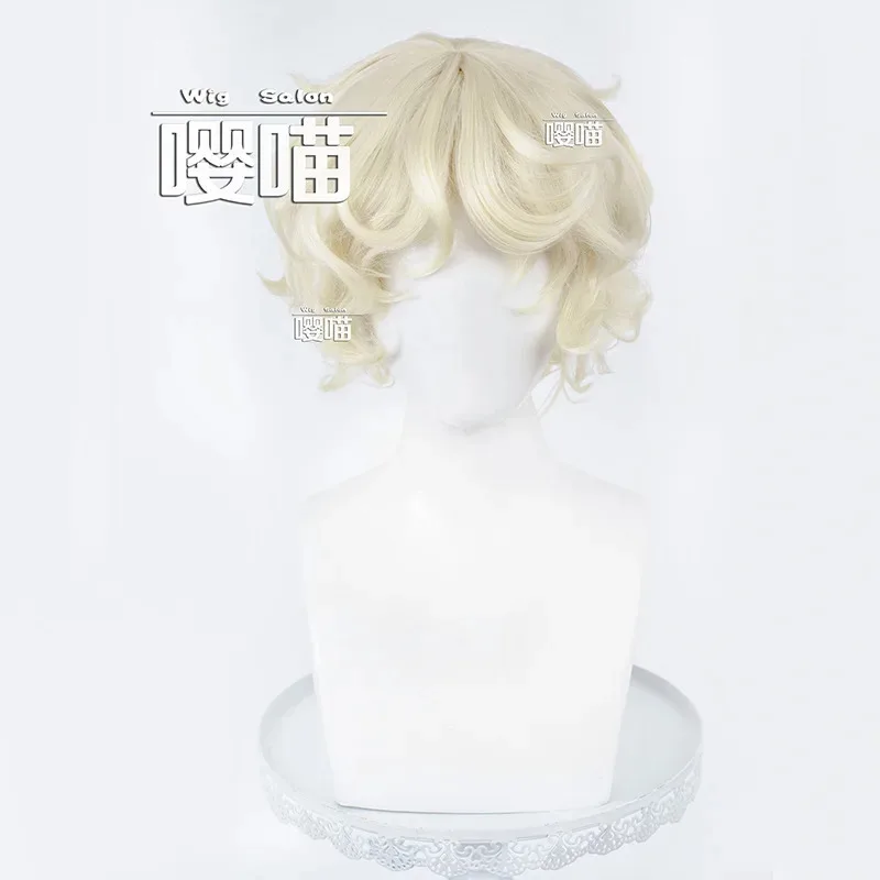 2025 aaa Gamme Identität V Florian Marke Fire Investigator Cosplay Perücke Kurze Gerade Wellenförmige Synthetische Haar Party Owen Spielen Rol