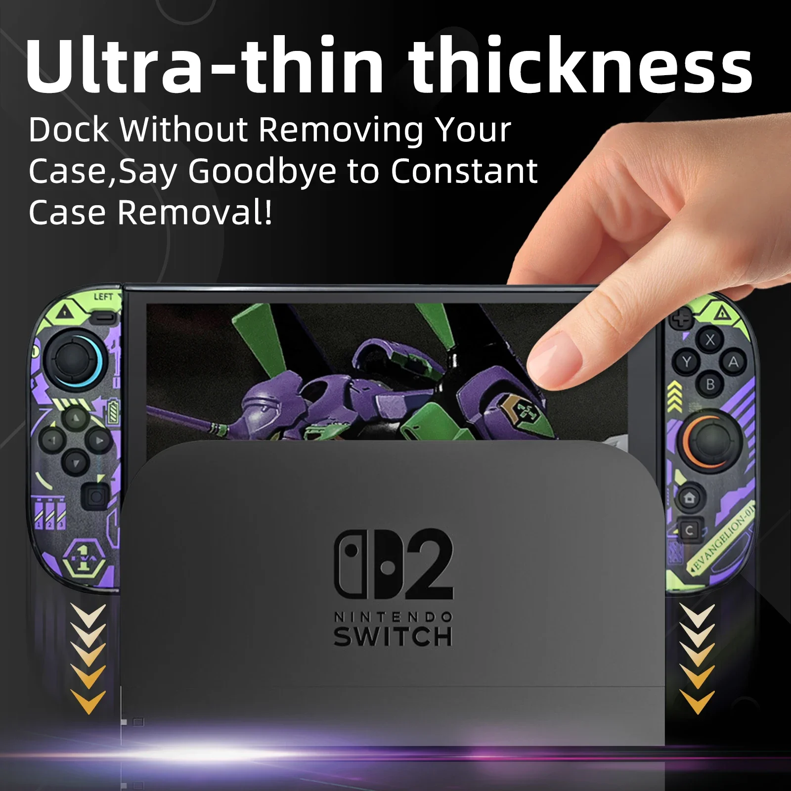 Anime Hard Case for Nintendo Switch 2 PC Protective Skin Cover for Switch2 Split Protection Case Shell Game Accessories - Image 3