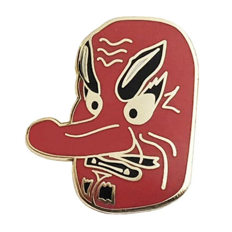 Tengu Japanese History Yokai Enamel Pin