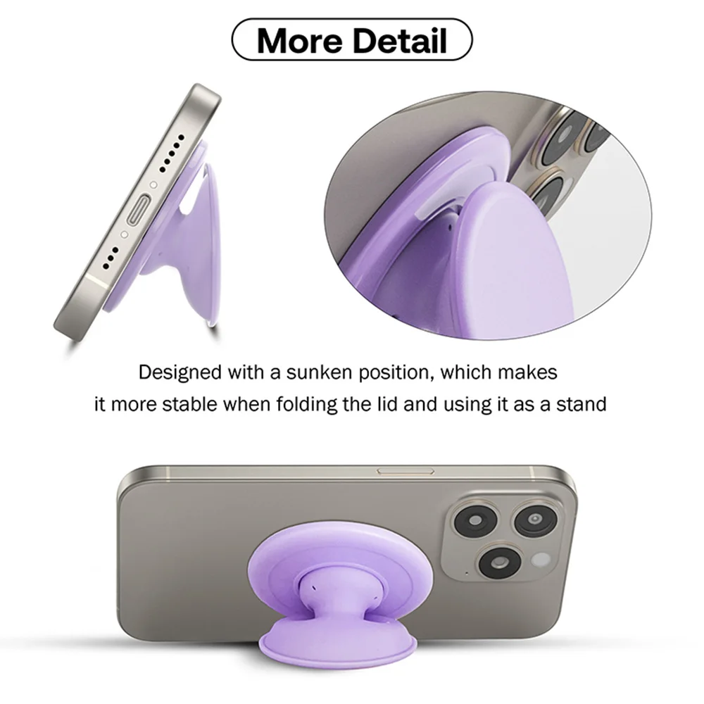 Grippopso Pop Magnetischer Handygriffhalter Ständer NEU Silikon-Griptok für Magsafe Zubehör Smartphone-Halterung – Detail 10