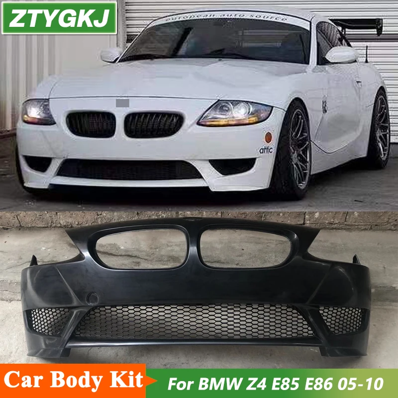 

M Style Unpainted FRP Material Front Bumper Car Body Kit For BMW Z4 E85 E86 2005-2010