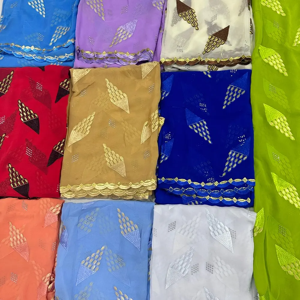 

Цветочные этнические кружевные шарфы 2 м x 1 м, оптовая продажа, африканский шифоновый хиджаб, красочные мусульмани, новые этнические шали, заводская цена, дешево