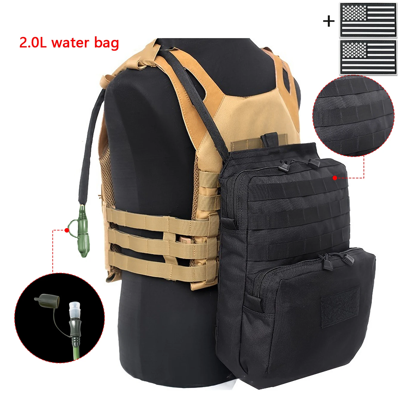 مجموعة حقائب مياه للصيد في اله - مراجعة Outdoor Hunting Kit وسعره