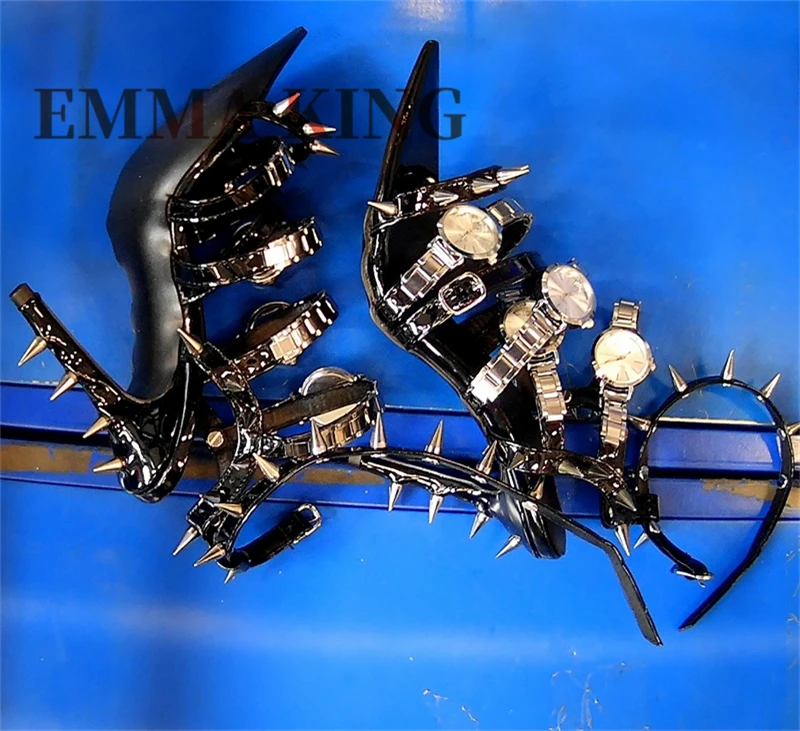 Sandal Stiletto Ujung Runcing  - Leather Watch Strap ulasan dan harga
