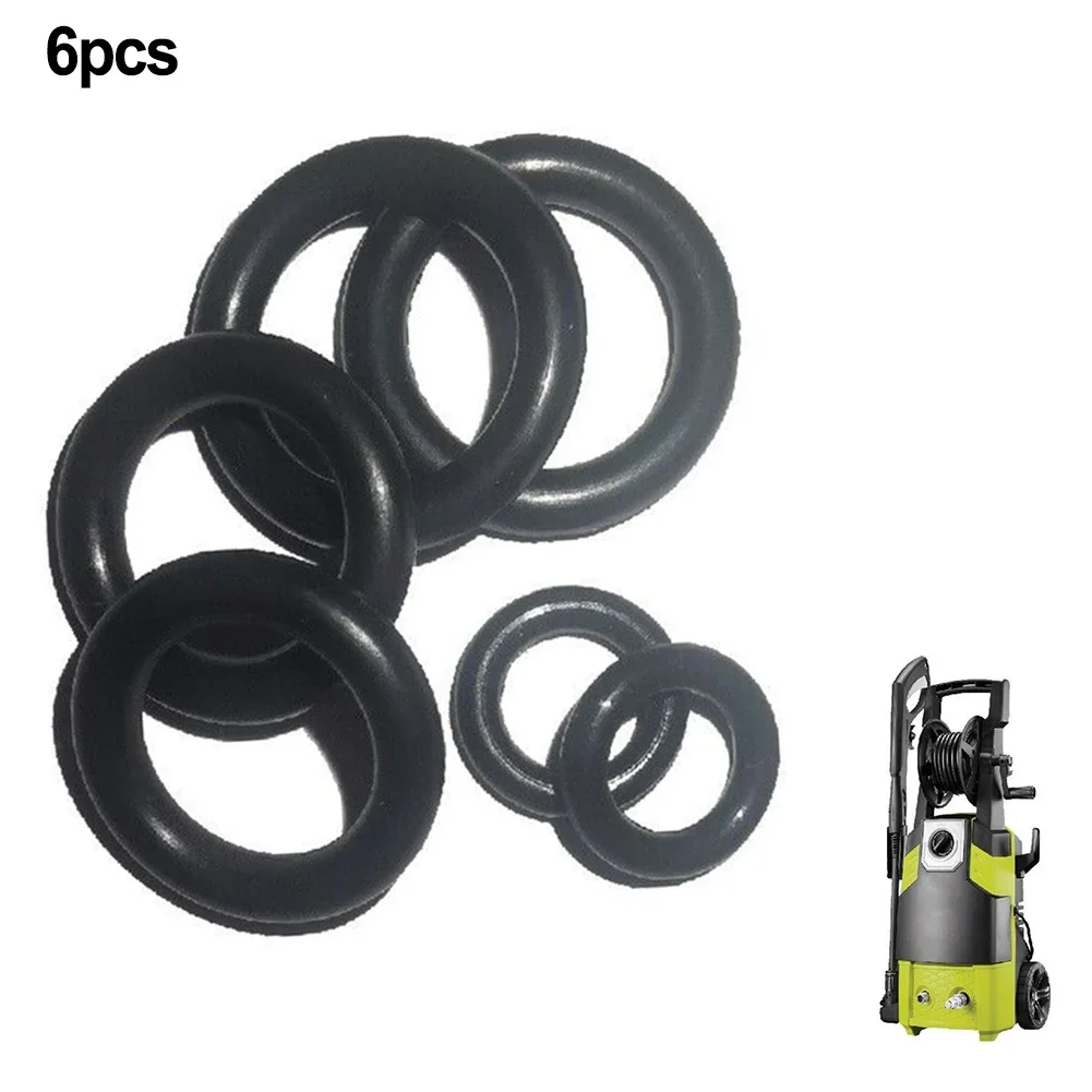

6pcs/Set O Ring Kit For Pressure Washer RPW RPW140-G O Rings Gasket Garden Cleaning Tool Replacement Parts