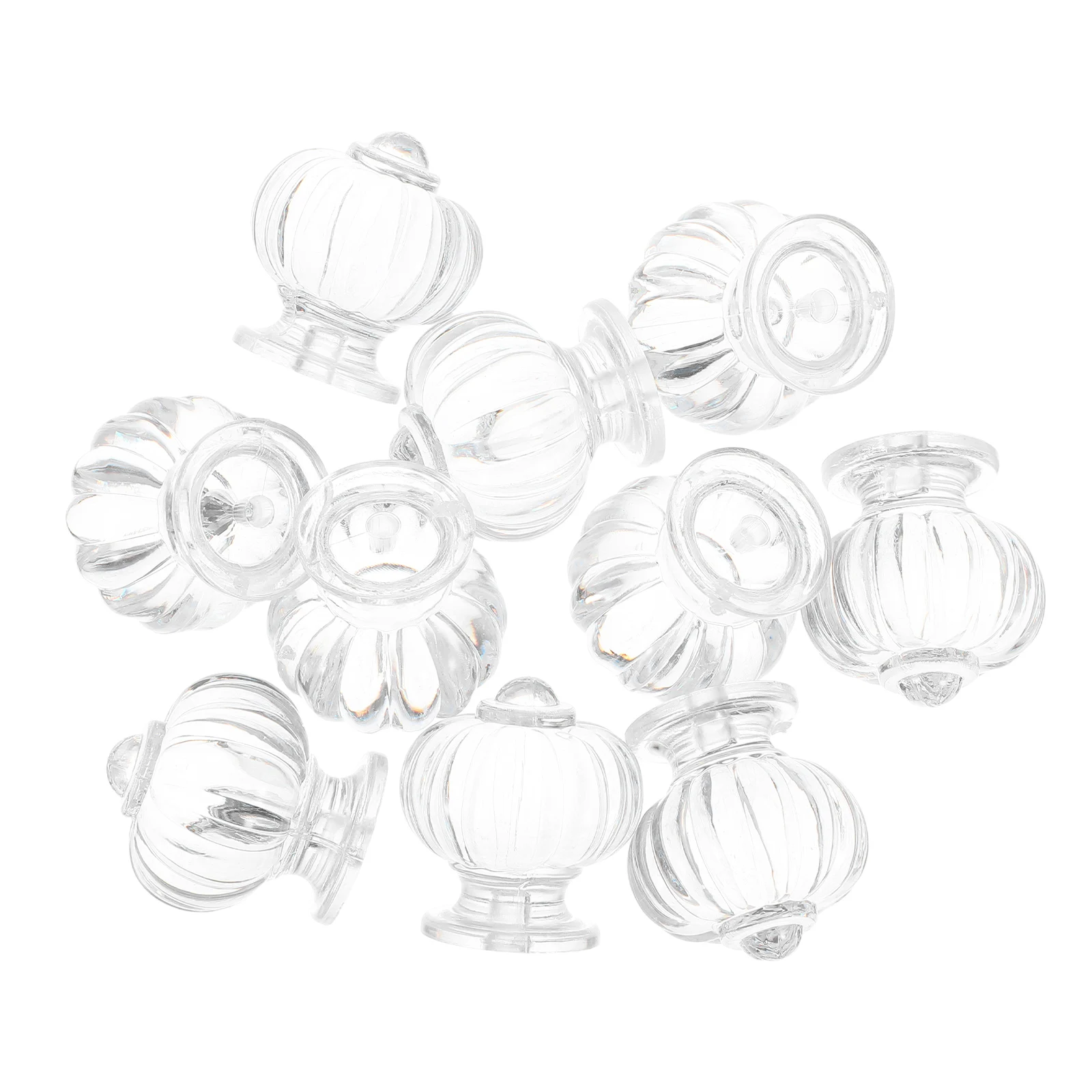 

10pcs Transparent Drawer Pulls Clear Acrylic Cabinet Handles Furniture Knobs Modern Hardware Wardrobe Door Pulls Easy