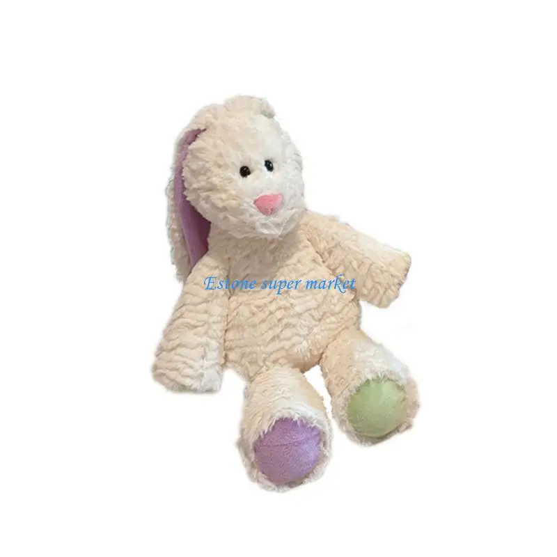 

090B Soft Plush Stuffed Animal Rabbit/Bear Soothing Pillow Doll For Kids Adult Home Bedroom Couch Decoration Children Gift